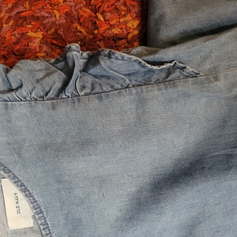 Old Navy Light Blue Denim Jumpsuit - Picture 5 of 5